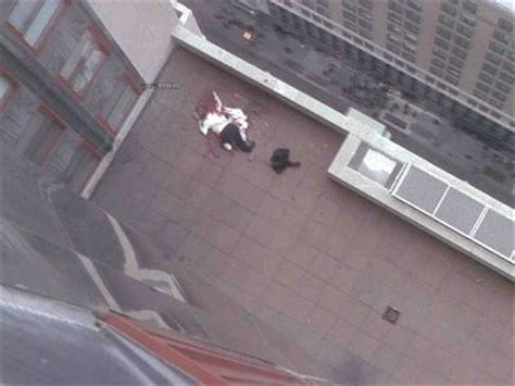 The incident happened about 10. . Man jumps from building 2022